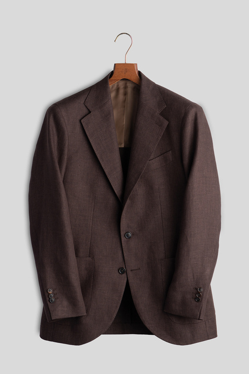 Brown Wool/Linen Sportcoat