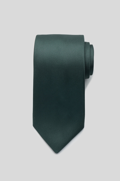 Green Silk Six Fold Tie