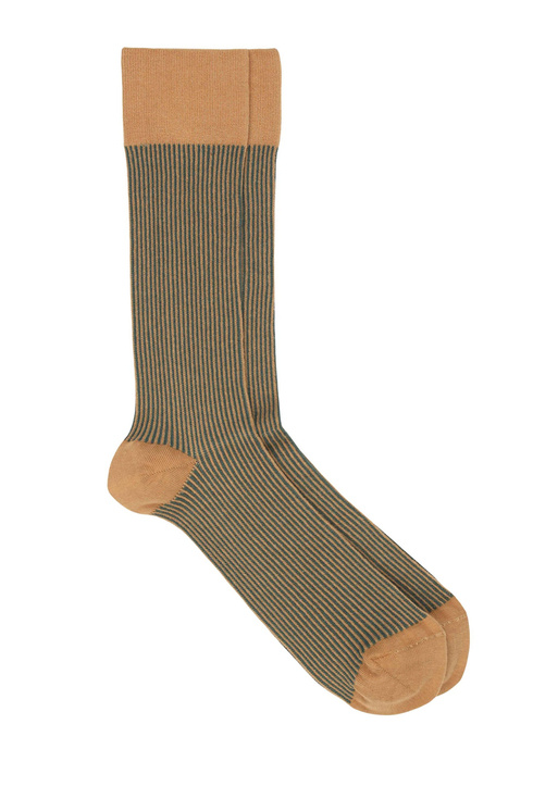 Mustard Cotton Socks / Pedemeia