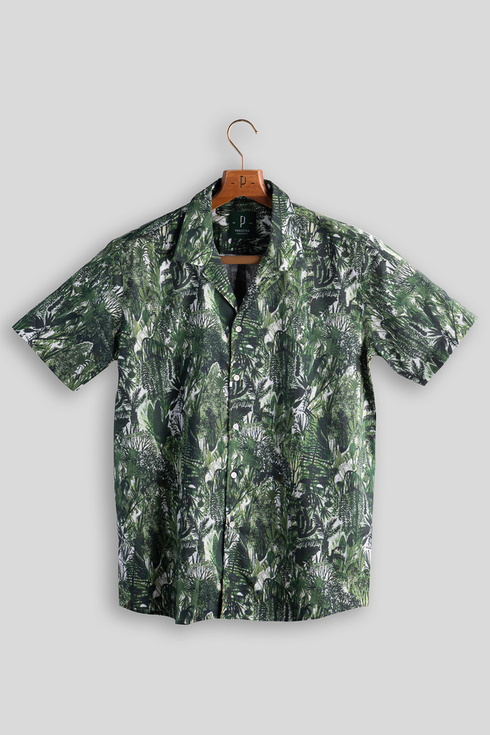 Tropical pattern havaiian Albini shirt 