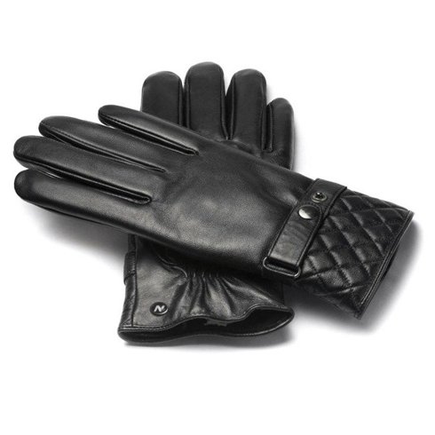 Black gloves lamb leather
