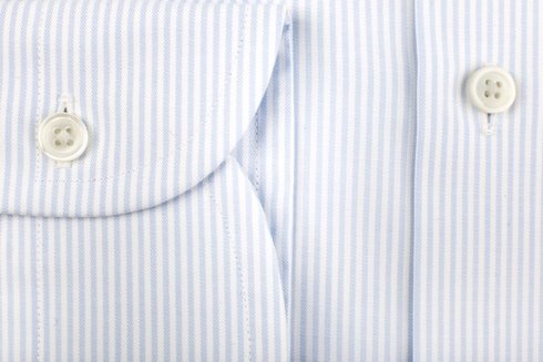 Blue stripes shirt cutaway