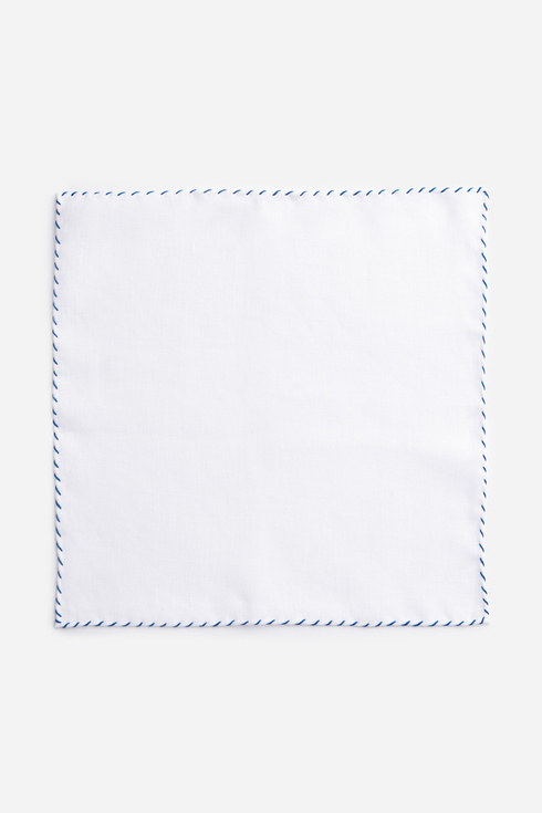 LINEN POCKET SQUARE - ONE thread-color 