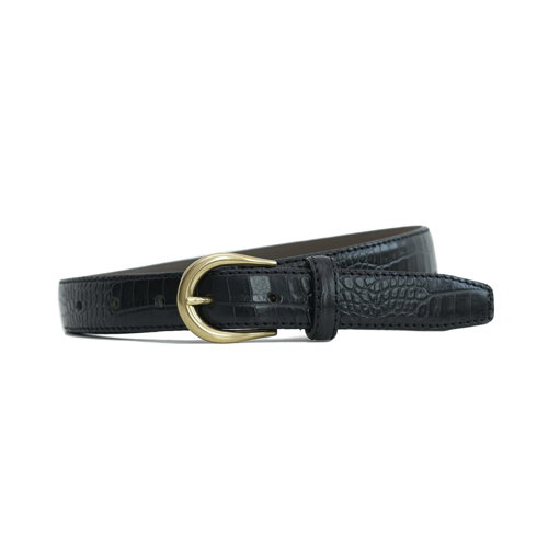 Leather belt "Croco"