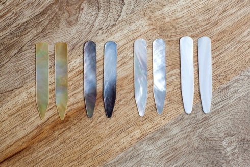 Mother Of Pearl Collar Stays