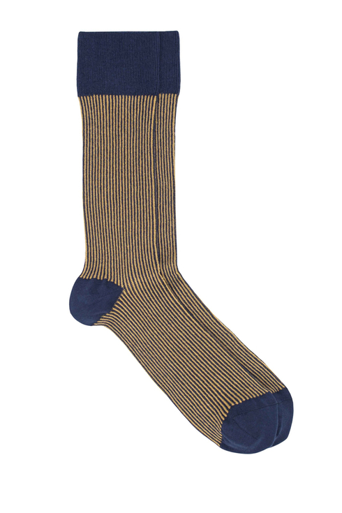 Navy Cotton Socks / Pedemeia