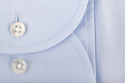 Oxford sky blue shirt with round collar