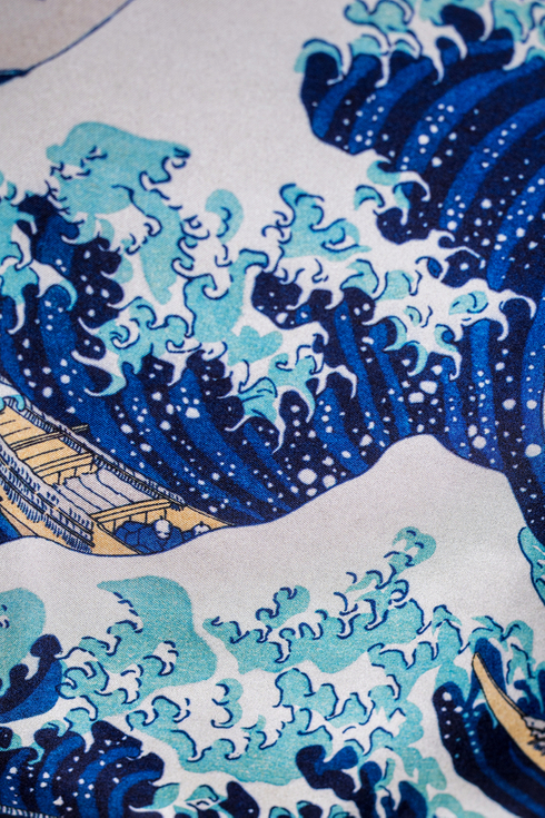 Pocket Square The Great Wave'