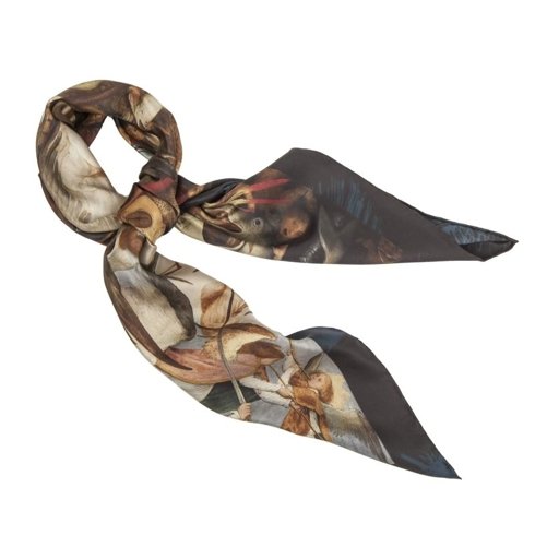 Silk 65 cm scarf 'The Fall of the Rebel Angels' Pieter Bruegel the Elder