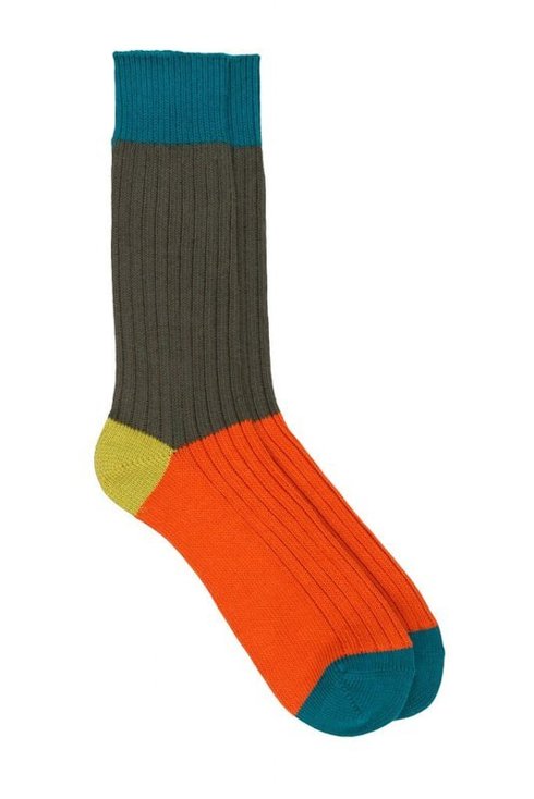 Warm colourful socks
