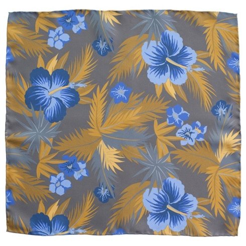 pocket square floral 40 cm x 40 cm