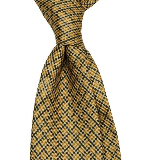 printed silk tie