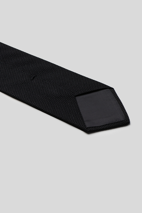 Czarny Krawat z Grenadyny (garza fina)