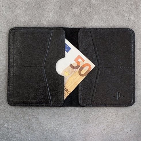 Czarny portfel/Pocket wallet