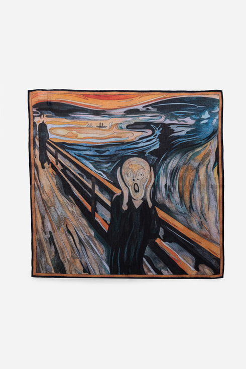 Poszetka 'Krzyk' Edvard Munch